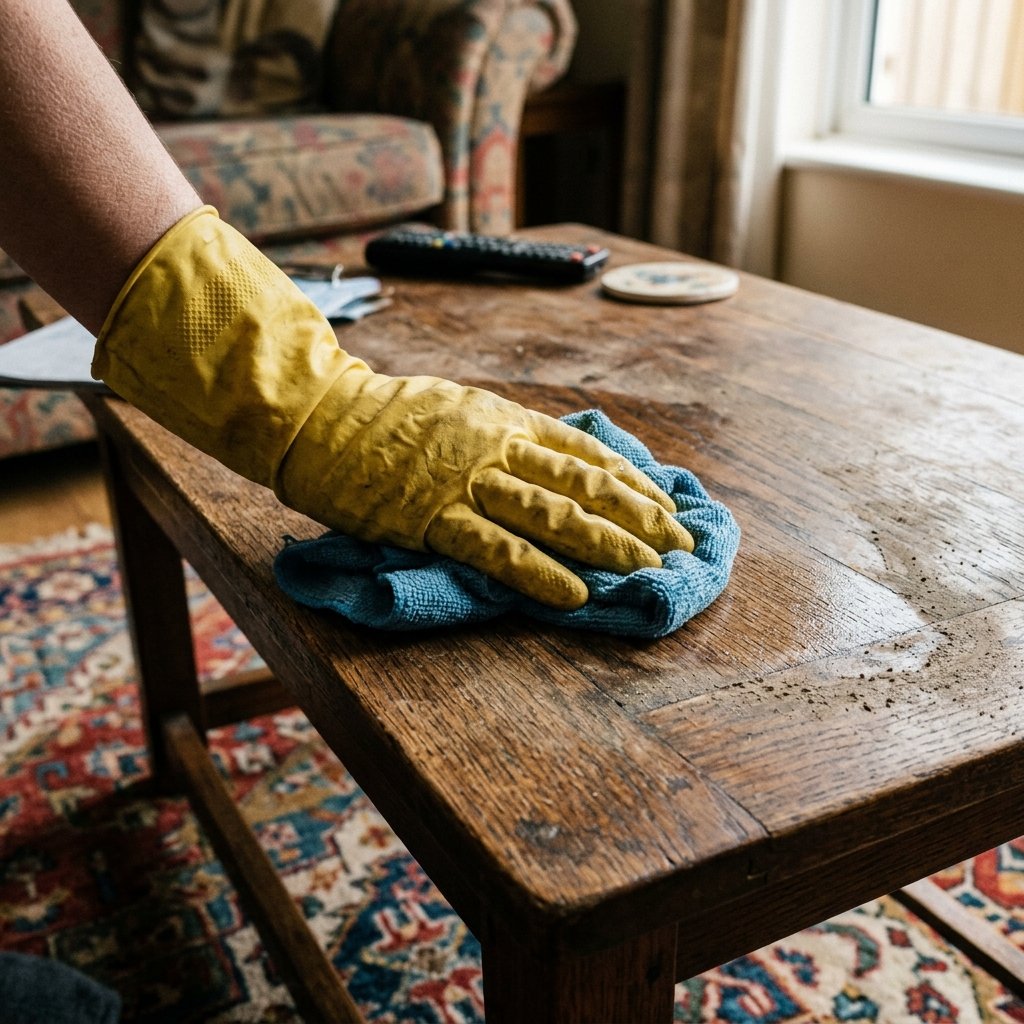 wiping hand inline1 1782244284819 - Το μυστικό κόλπο των ξενοδοχείων για να μην πιάνει σκόνη το σπίτι για μέρες