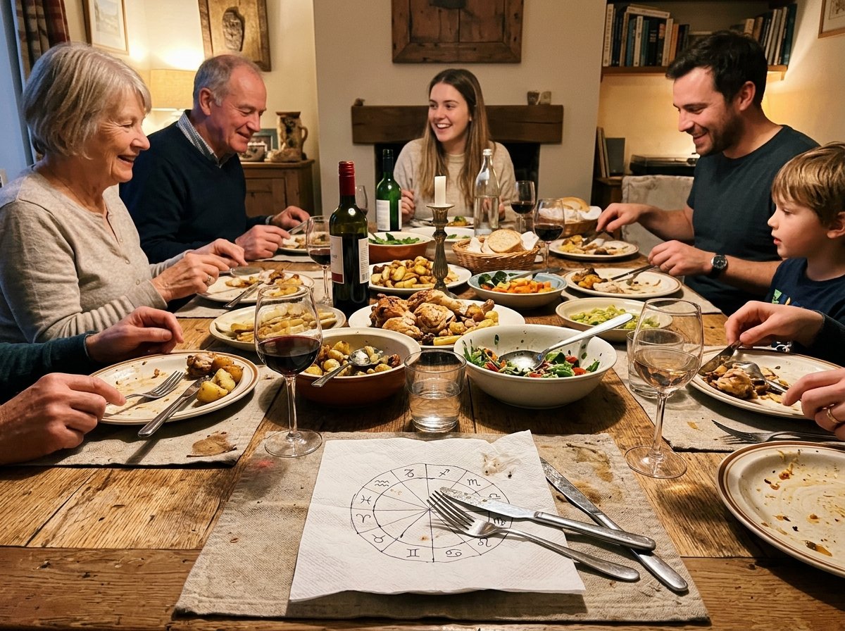 astro dinner featured 1783669176254 - Πώς αντιδρούν τα 12 ζώδια στο κυριακάτικο τραπέζι: Ποιος τρώει πρώτος και ποιος γκρινιάζει
