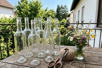diy featured 1784095808733 - Μην πετάτε τα γυάλινα μπουκάλια: Πώς να τα μετατρέψετε σε πανέμορφα ανθοδοχεία για το τραπέζι