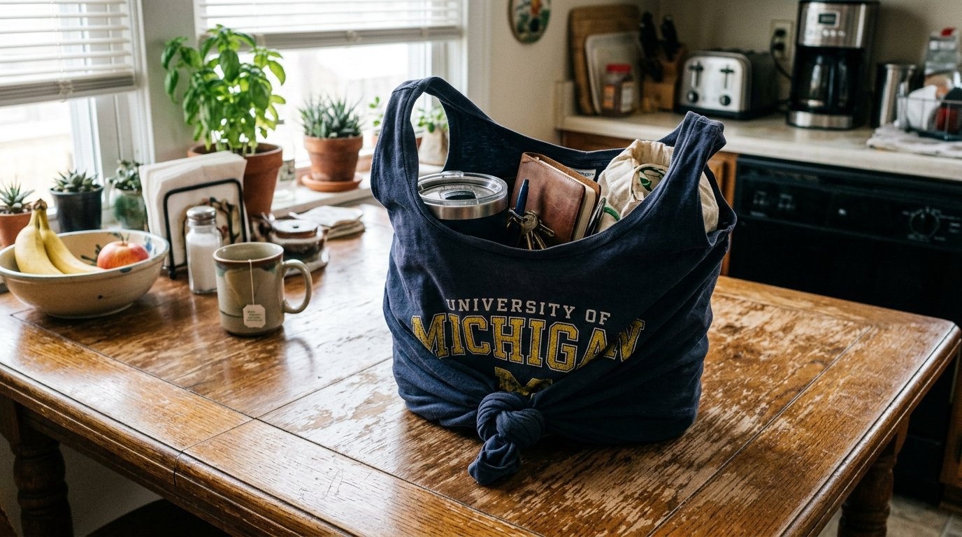 diy tshirt bag featured 1784266966503 1 - Πώς να μετατρέψετε τα παλιά σας μπλουζάκια σε πρακτικές τσάντες για τα ψώνια χωρίς καθόλου ράψιμο