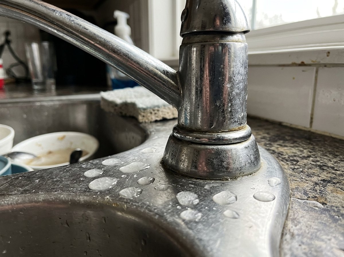faucet inline2 1783775953029 - Ο επίμονος μαύρος λεκές γύρω από τη βρύση εξαφανίζεται στο λεπτό με αυτό το σπιτικό μείγμα