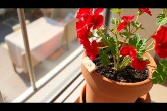 geranium featured - Το φυσικό λίπασμα που κάνει τις γερανιές στο μπαλκόνι να γεμίσουν άνθη