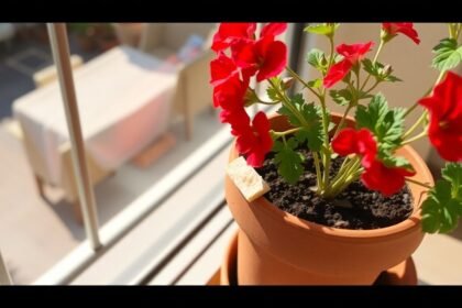 geranium featured - Το φυσικό λίπασμα που κάνει τις γερανιές στο μπαλκόνι να γεμίσουν άνθη