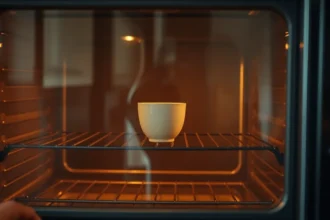 home oven feat - Γιατί οι παλιές νοικοκυρές έβαζαν ένα φλιτζάνι στο βάθος του φούρνου