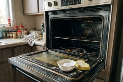 home oven featured 1783752907949 - Πώς να κάνετε τον φούρνο σας λαμπίκο χωρίς τρίψιμο με 2 υλικά που έχετε ήδη στην κουζίνα σας