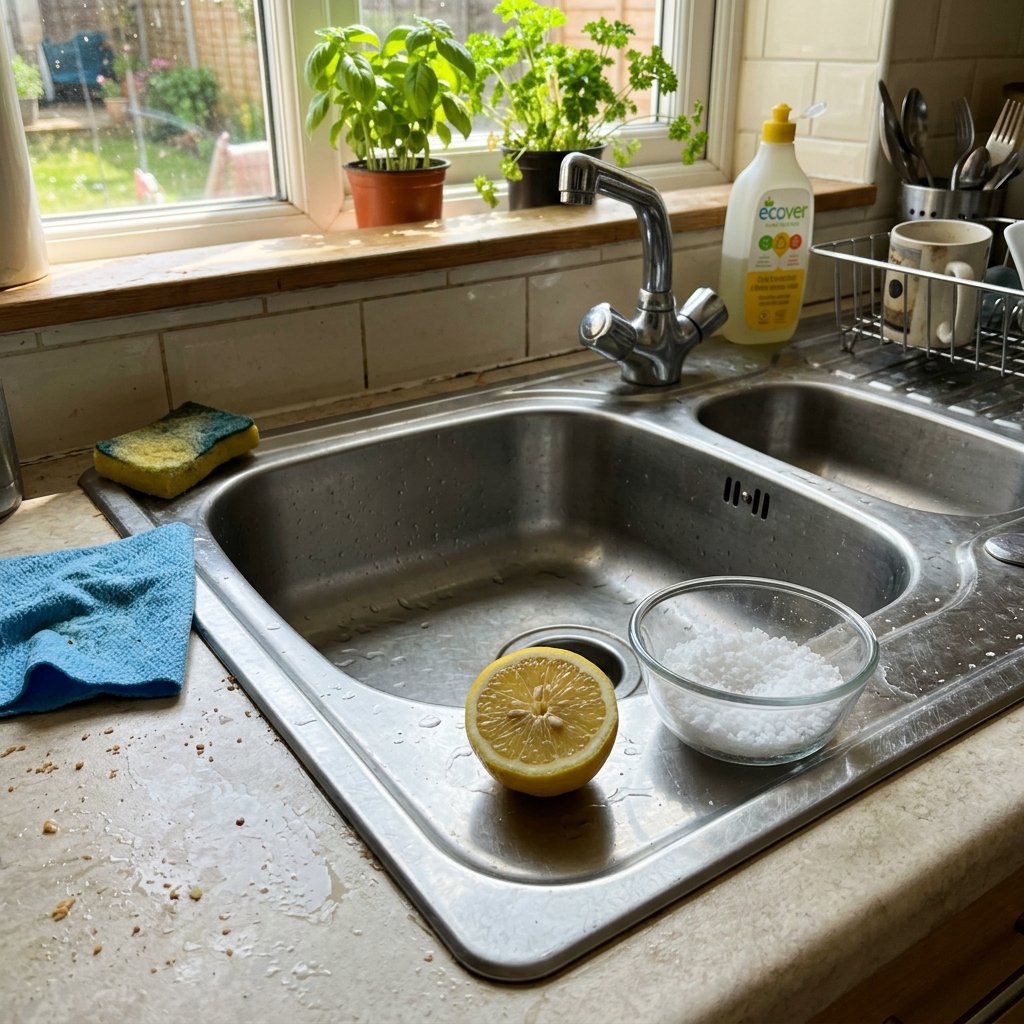 sink cleaning featured 1784043710436 - Βούλωσε ο νεροχύτης και μυρίζει άσχημα: Το έξυπνο κόλπο που λύνει το πρόβλημα